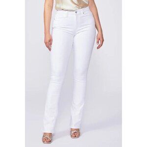 PAIGE Hourglass High Rise Bootcut Jeans Size 29 Crisp White MSRP $225 Stretch